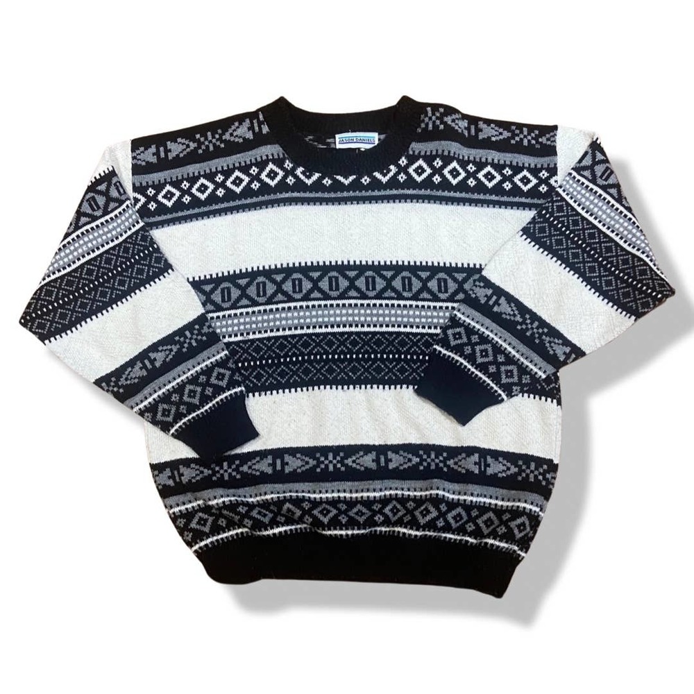 Womens Vintage 90s “Jason Daniels” Knitted Sweater Size XL